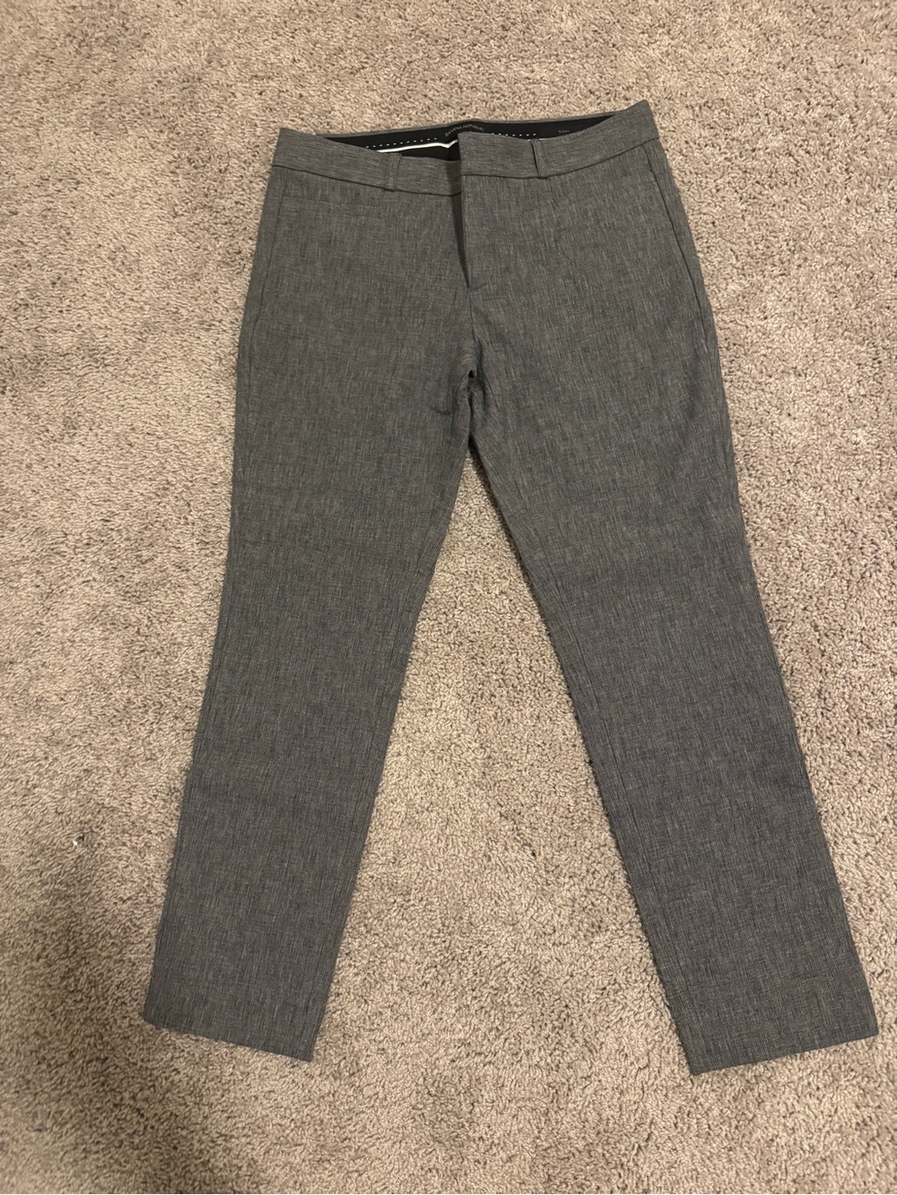 Banana Republic Sloan Pants Heather Gray, Size 6, Like New